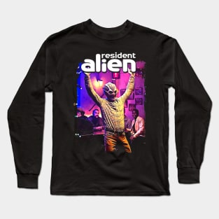 resident alien vintage Long Sleeve T-Shirt